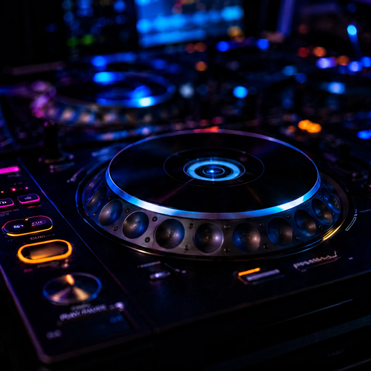 Professional decks at Melody Mechanics DJ academy